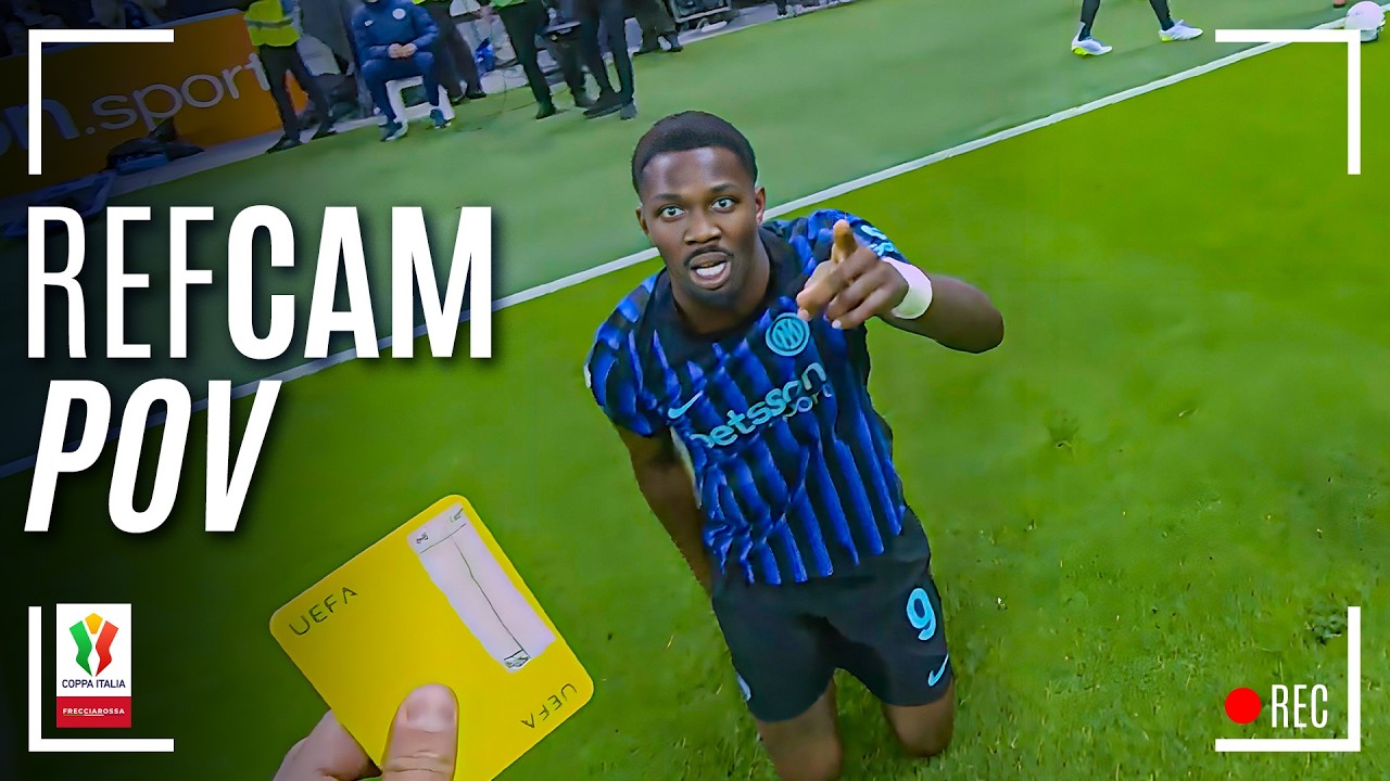 REF CAM POV: You Are The Referee in Inter-Como | Coppa Italia Frecciarossa 2025/26