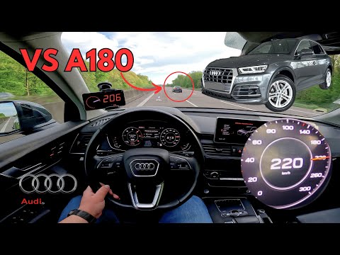 2019 AUDI Q5 2.0 TDI QUATTRO - TOP SPEED DRIVE GERMAN AUTOBAHN