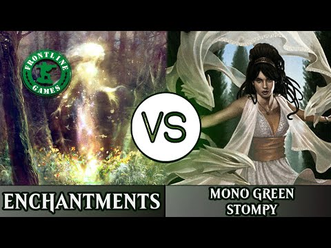 PrimeTime Pioneer - ENCHANTMENTS vs MONO GREEN STOMPY - 2019 Live tournament