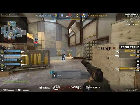 Tainted Minds CSGO HIGHLIGHT: Clean 5v5 pistol retake.
