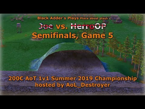 Summer 2019 Championship, SF - Joe vs. HerroOP, Game 5 - Age of Mythology: The Titans