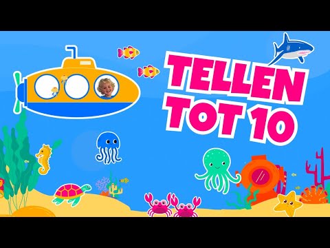Leren tellen tot 10 | Nederlands | van 1 tot 10 | voor peuters en kleuters