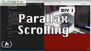 Parallax Tutorial - Scrolling Effect using CSS and