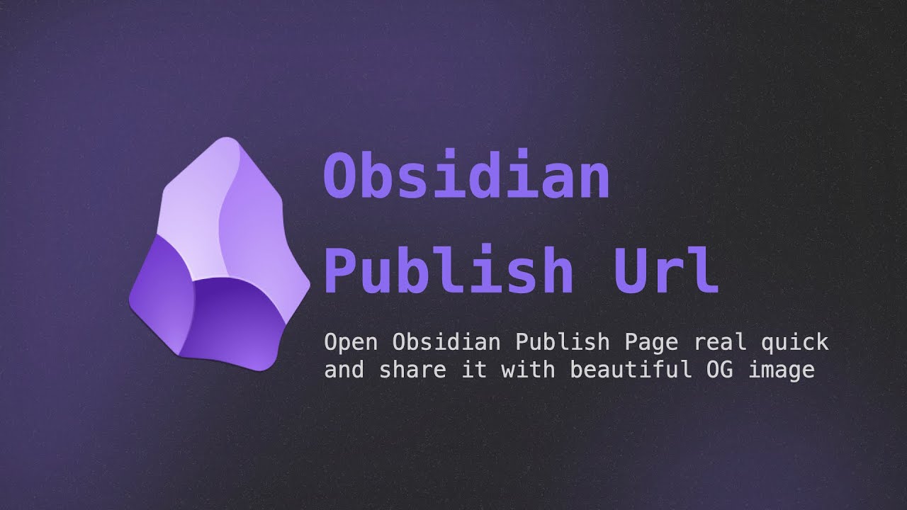 Obsidian publish url