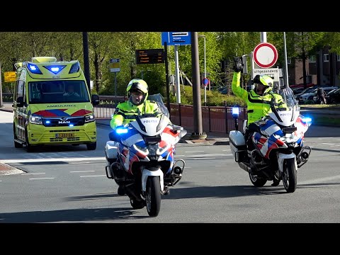 [Spoedbegeleiding] Ambulances & Politiemotoren met spoed in Groningen