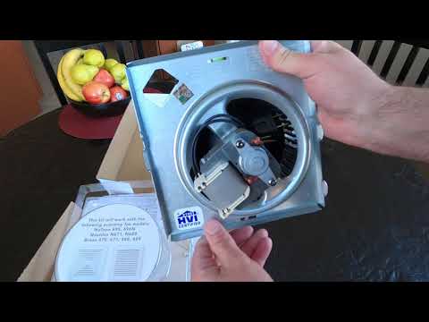 Bath Fan Upgrade Kit - Broan Nutone 60 cfm 2.5 sone HOW to MAKE BATHROOM FAN QUIET!