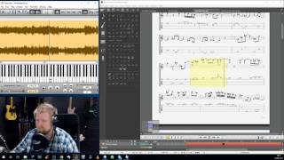Lining up Transcriptions in Transcribe! Per Nilsson Guest Solo On Christian Münzner Wastelands