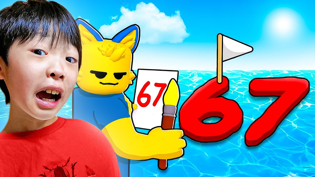 9歳が描いた絵が船になるロブロックス..