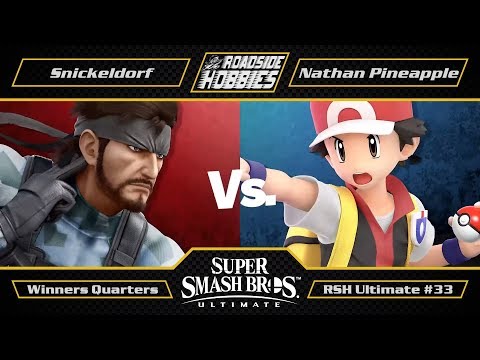 RSH Ultimate #33: Snickeldorf (Snake, GnW) vs Nathan Pineapple (Pokemon Trainer) - Winner's Quarters