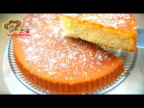 The most delicious fluffy cake I have ever eaten! easy cake recipe with one egg.