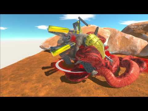 Mechanic Elephant vs All Unit - Animal Revolt Battle Simulator