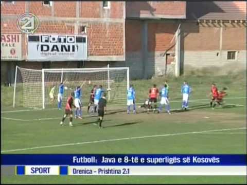 Raiffeisen superliga e Kosoves 2009 2010 Java e 8-te Drenica - Prishtina 2-1