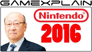 Nintendo's President Outlines 2016 Plans
