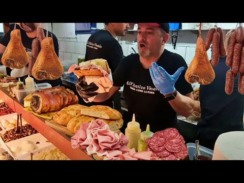 DISCOVER Florence Italy's FAVORITE Sandwich! - Italian Street Food