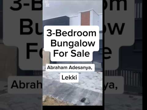 🏡Newly Built House for Sale in Lekki |Abraham Adesanya| Winox Properties 08023465804 LagosRealEstate
