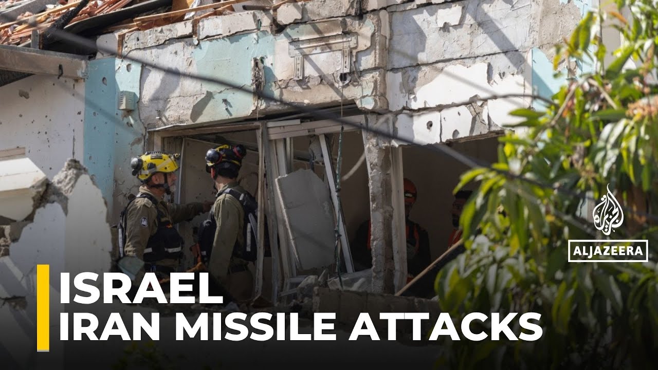 Iranian attacks on Israel: Buildings hit in Tel Aviv area