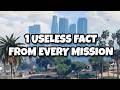 1 Useless Fact From Every Mission In GTA V