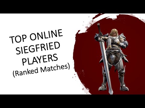 SC6 – Top Online Siegfried Players (PS4 Ranked Matches)