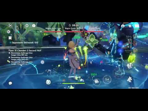 f2p nilou bloom team floor 12 chamber 2 second half against triple kenki