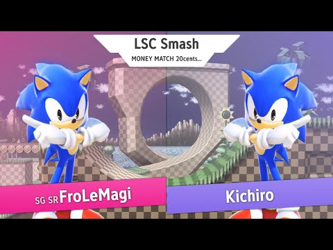 LSC Smash - Kichiro (Sonic) Vs. SG | SR | FroLeMagi (Sonic) - Money Match 20 cents