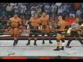 Bill Goldberg Vs Triple H Batista And Randy Orton The Evolution 3 On 1 Handicap Match