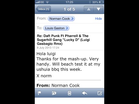 Daft Punk Ft Pharrell & The Sugarhill Gang "Lucky D" (Luigi Gasbagio Rmx)