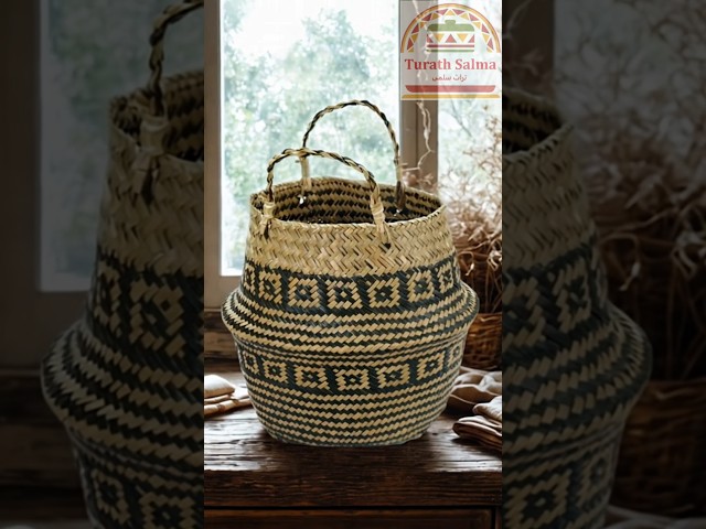 زنبيل قابلة للطي (منقوش)