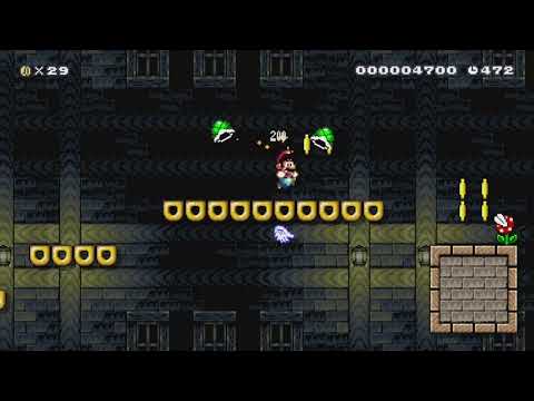 1-3 Ghost House by Mike - SUPER MARIO MAKER - NO COMMENTARY 1bi