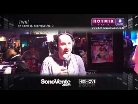 TWILL en interview sur www.hotmixradio.fr au Mixmove 2012