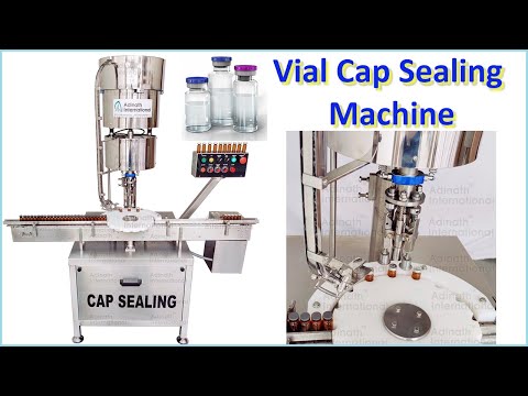 Automatic Single Head Vial Cap Sealing Machine