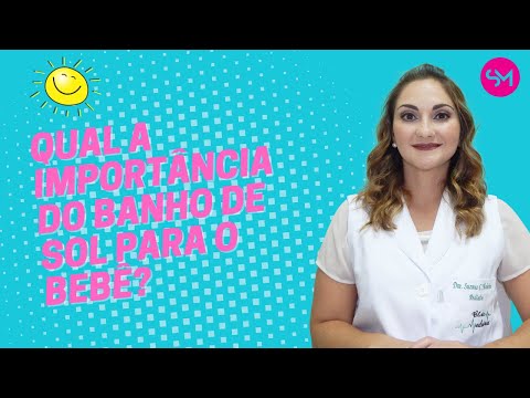 Qual a importância do banho de sol para o bebê?