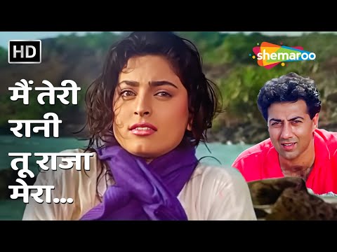 Main Teri Rani Tu Raja Mera | Lootere (1993) | Sunny Deol, Juhi Chawla | Alka Yagnik @filmigaane