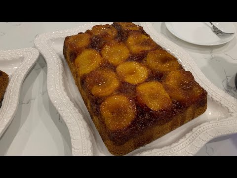 Peach cake