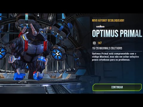 Unlocking 5 star Optimus Primal! TF:EW