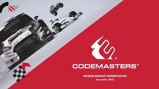 codemasters-cdm-h1-results-presentation-november-2018-28-11-2018