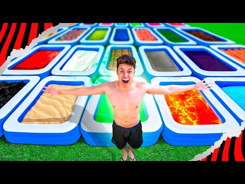 50 PISCINAS MISTERIOSAS - (TENTE NÃO CAIR NA PISCINA ERRADA!!!!)