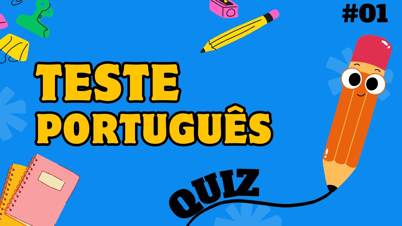 🤓✨ *DESAFIO de PORTUGUÊS | TESTE Seus CONHECIMENTOS! *#01 🤓✨#QuizdePortuguês,#teste