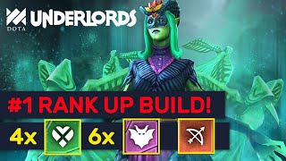 #1 RANK UP Build!! 6 Fallen + 4 Heartless Hunters! | Dota Underlords
