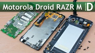 Disassembly Motorola Droid RAZR M (XT907)