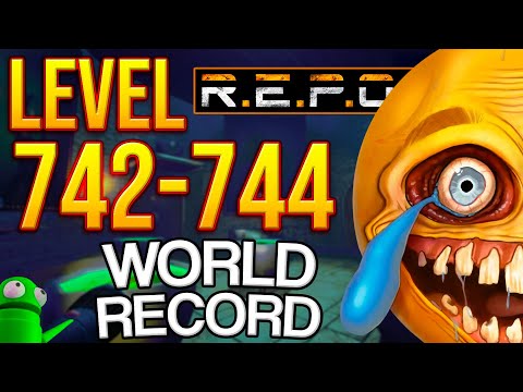 R.E.P.O. Solo World Record Level 742-744 | REACHED 3000 HP!💀