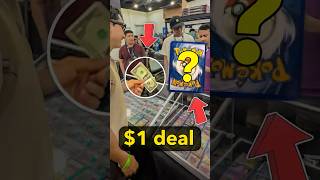 What Can $1 Get Me at a Pokémon Convention?🤔 #shorts #pokemon #pokemoncards