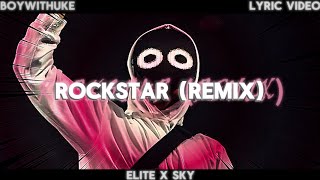 Cover art for Boywithuke rockstar remix