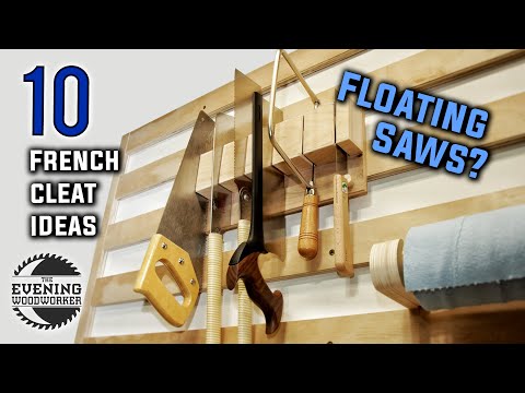 10 DIY French Cleat Holders to Maximize Your Shop Space