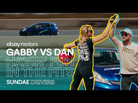 Gabby Downing vs Danger Dan Who will rise to the Honda Fit challenge? | Sundae Drivers | eBay Motors
