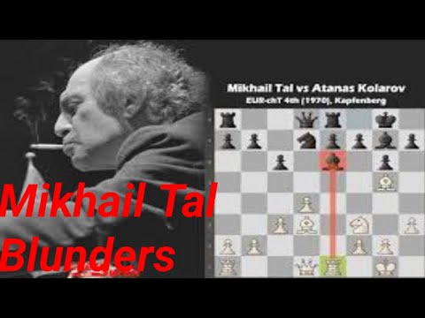 Mikhail Tal amazing sacrifice,Tal Blunders Chess game, Tal chess game,Mikhail Tal vs Atanas Kolarov,