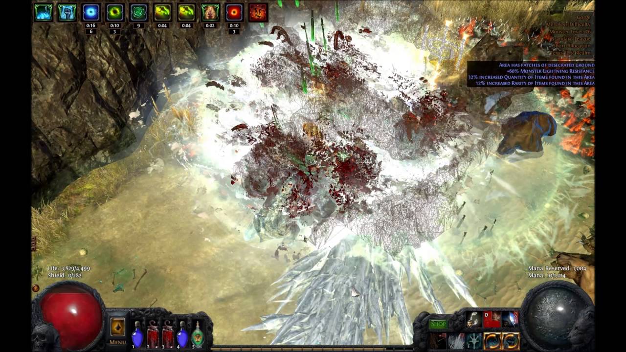 2 4 Wormageddon Crit Herald Of Ice Poe 2 4 Shadow Build Build Of Exile