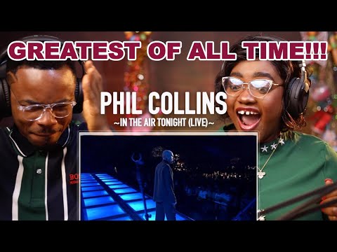 FIRST TIME REACTION TO PHIL COLLINS -  IN THE AIR TONIGHT (LIVE)