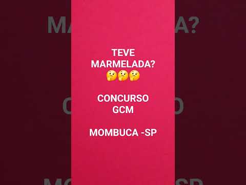 GCM MOMBUCA MARMELADA NA PROVA !! Guarda de mombuca