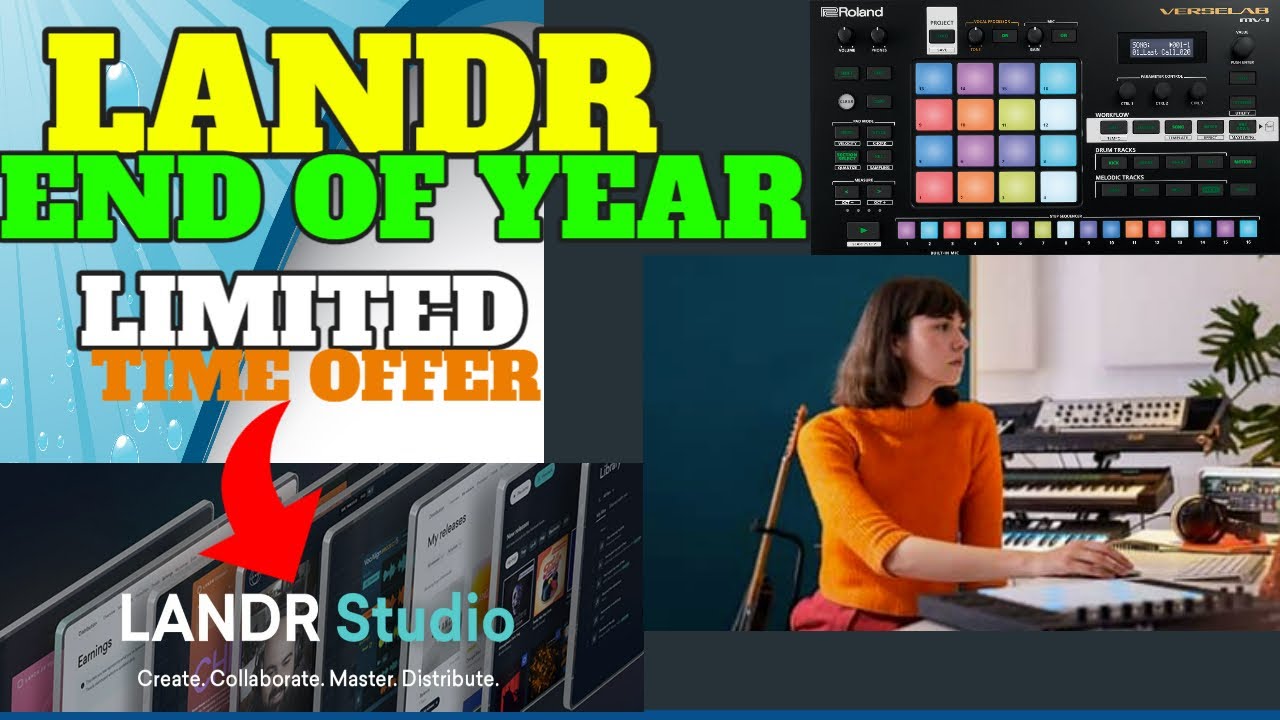 LANDR STUDIO: Get It All For A Limited Time | MV-1 And LANDR Samples
