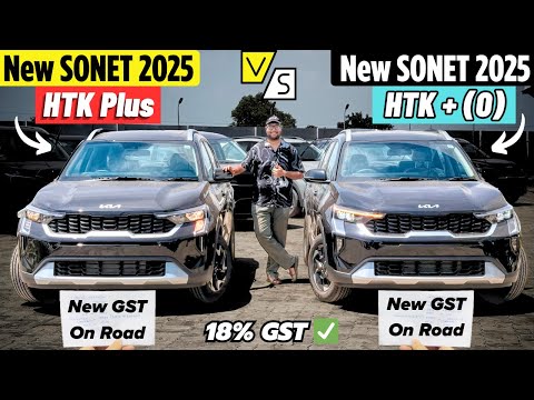 New PRICE! 🔥 2025 Kia Sonet HTK Plus vs HTK Plus Optional - WHICH IS VFM NOW? 🤔